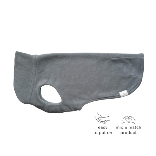 Hundepullover CosyShirt stay warm grau