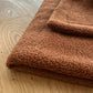 Teddydecke cognac