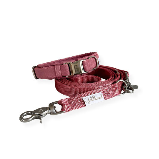 Muddy Paw Halsband outdoor altrosa