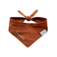 Hundehalstuch Cord cognac