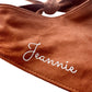 Hundehalstuch Cord cognac