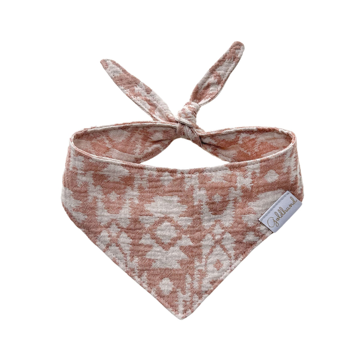 Hundehalstuch hell cognac / hellbeige