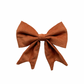 Schleife Cord cognac