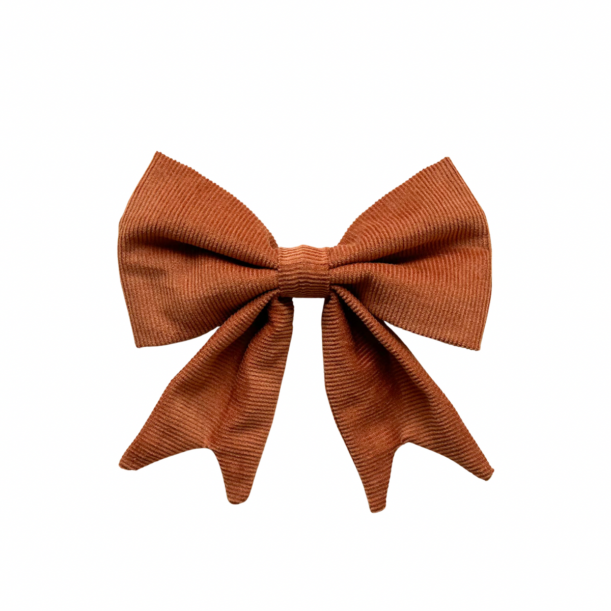 Schleife Cord cognac