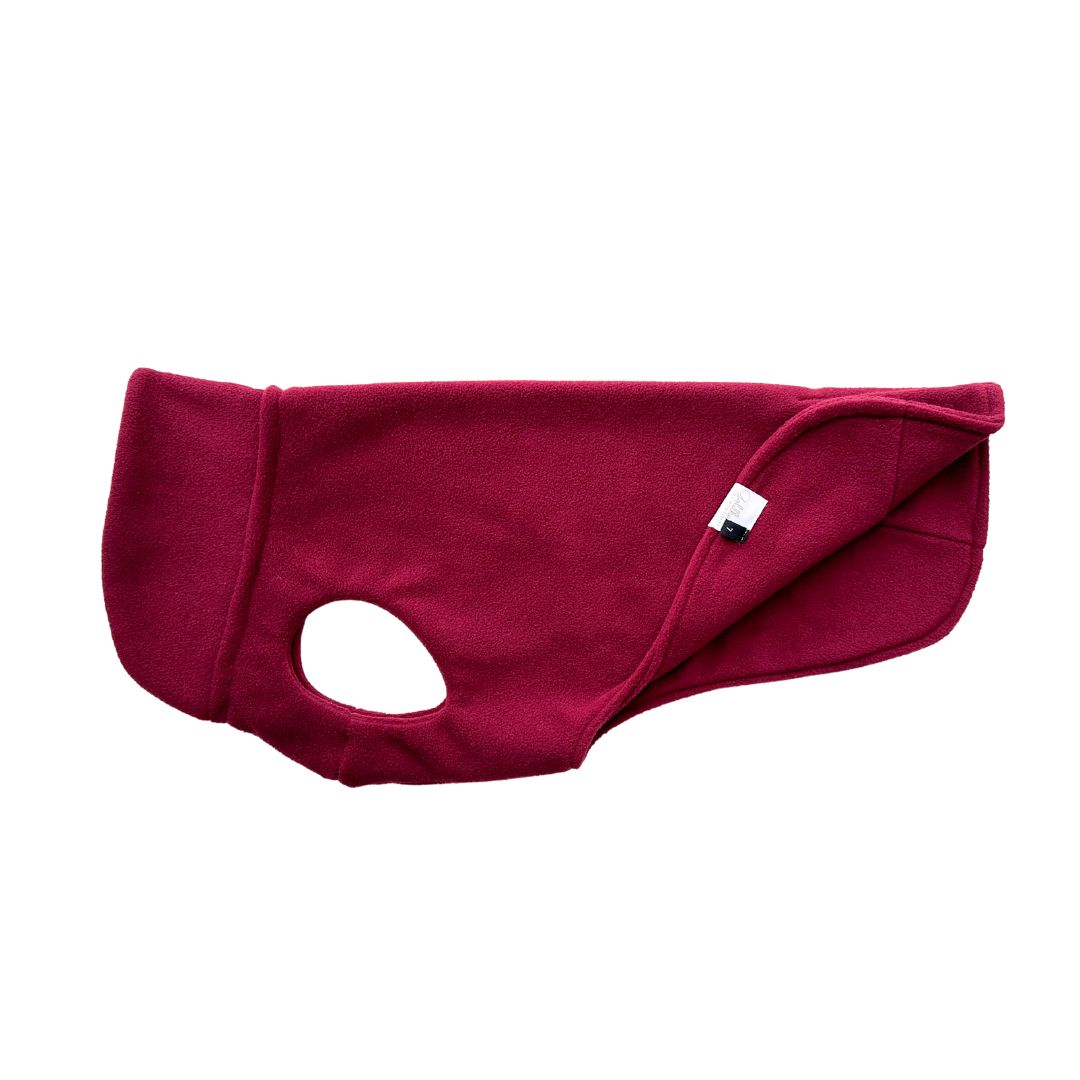 Hundepullover CosyShirt dark cherry red