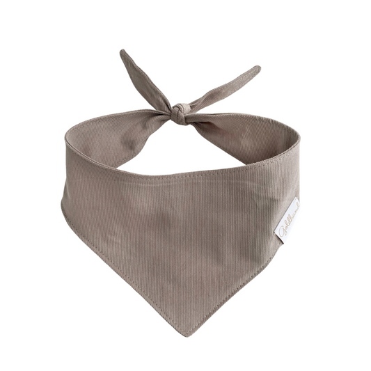 Hundehalstuch Cord sand