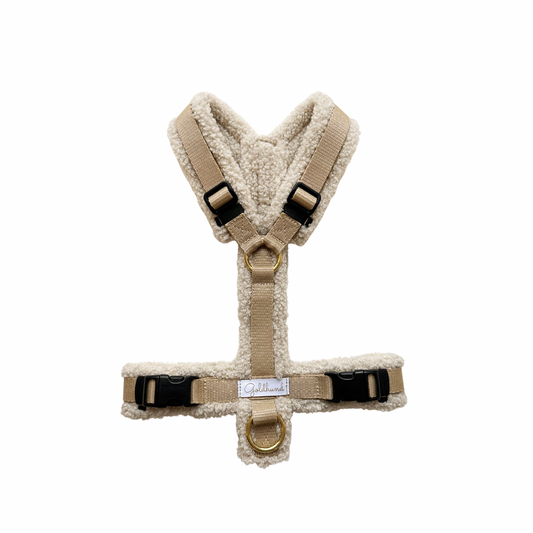Hundegeschirr PURE Teddy beige
