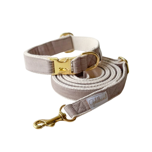 Happy paw Hundeleine - Cord sand