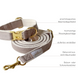 Happy paw Halsband - Cord sand