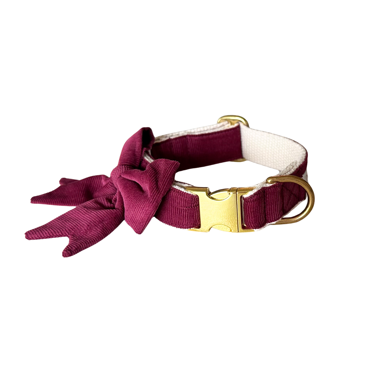 Schleife Cord bordeaux