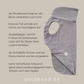Hundebademantel CosyShirt dry hellgrau