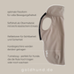 leichter Hundemantel CosyShell light stonebeige / dunkelblau