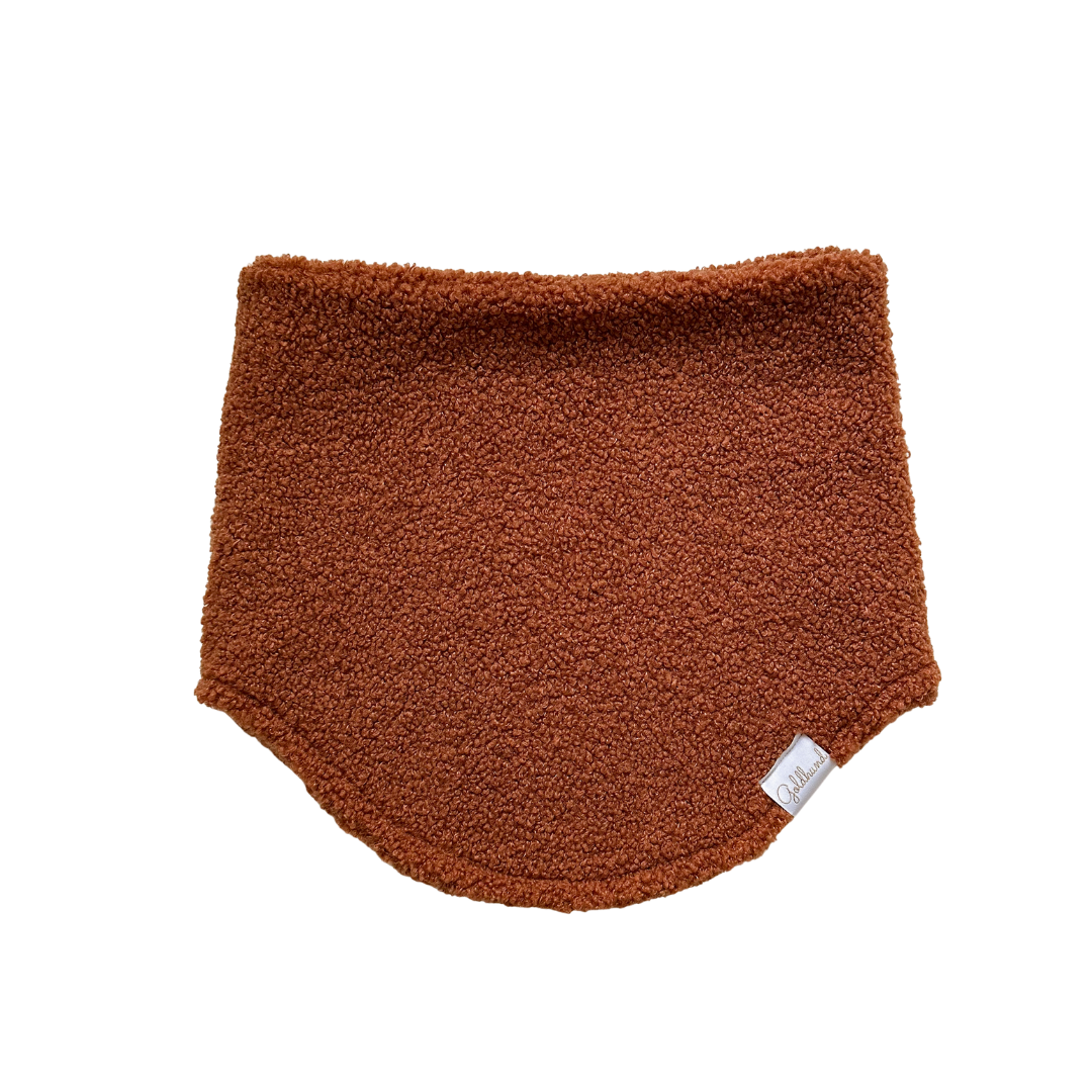 Loopschal für Menschen CosyLoop Teddy cognac