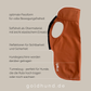 leichter Hundemantel CosyShell light cognac