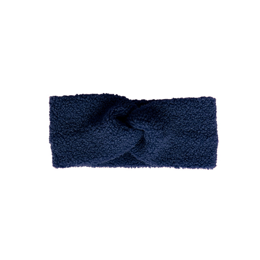 Stirnband Twist Teddy navy