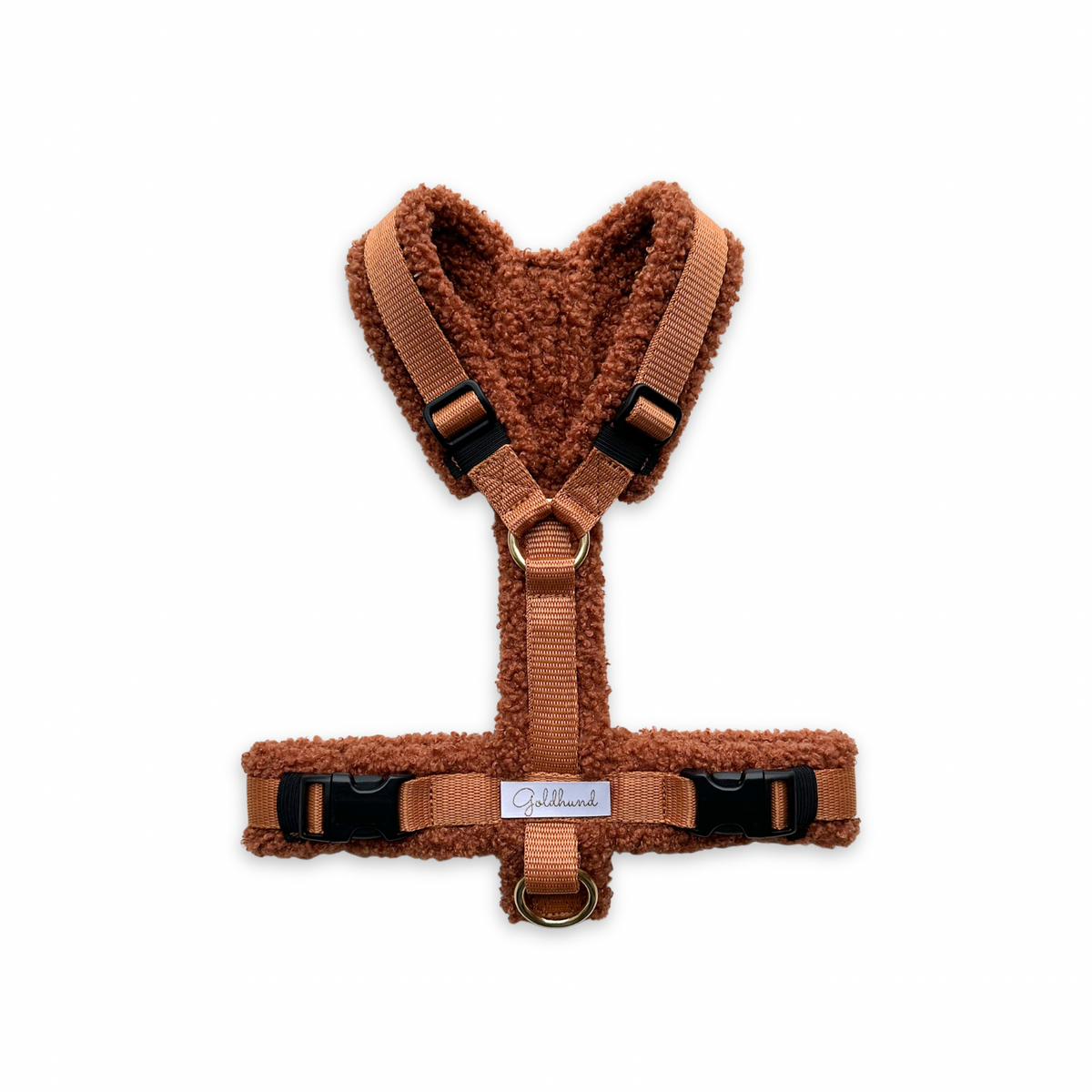Hundegeschirr PURE Teddy cognac