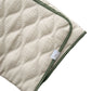 Hundedecke Musselin gesteppt creme // salbei