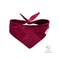 Hundehalstuch Cord bordeaux