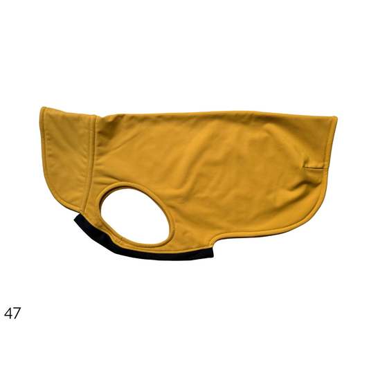 47 Sale leichter Hundemantel CosyShell "gelb" Gr 10, RL 52cm