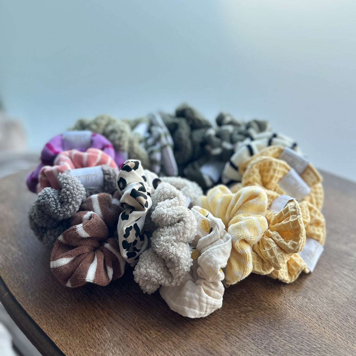 Scrunchie Teddy beige