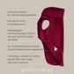 Hundepullover CosyShirt dark cherry red