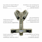 Hundegeschirr PURE Teddy light sage