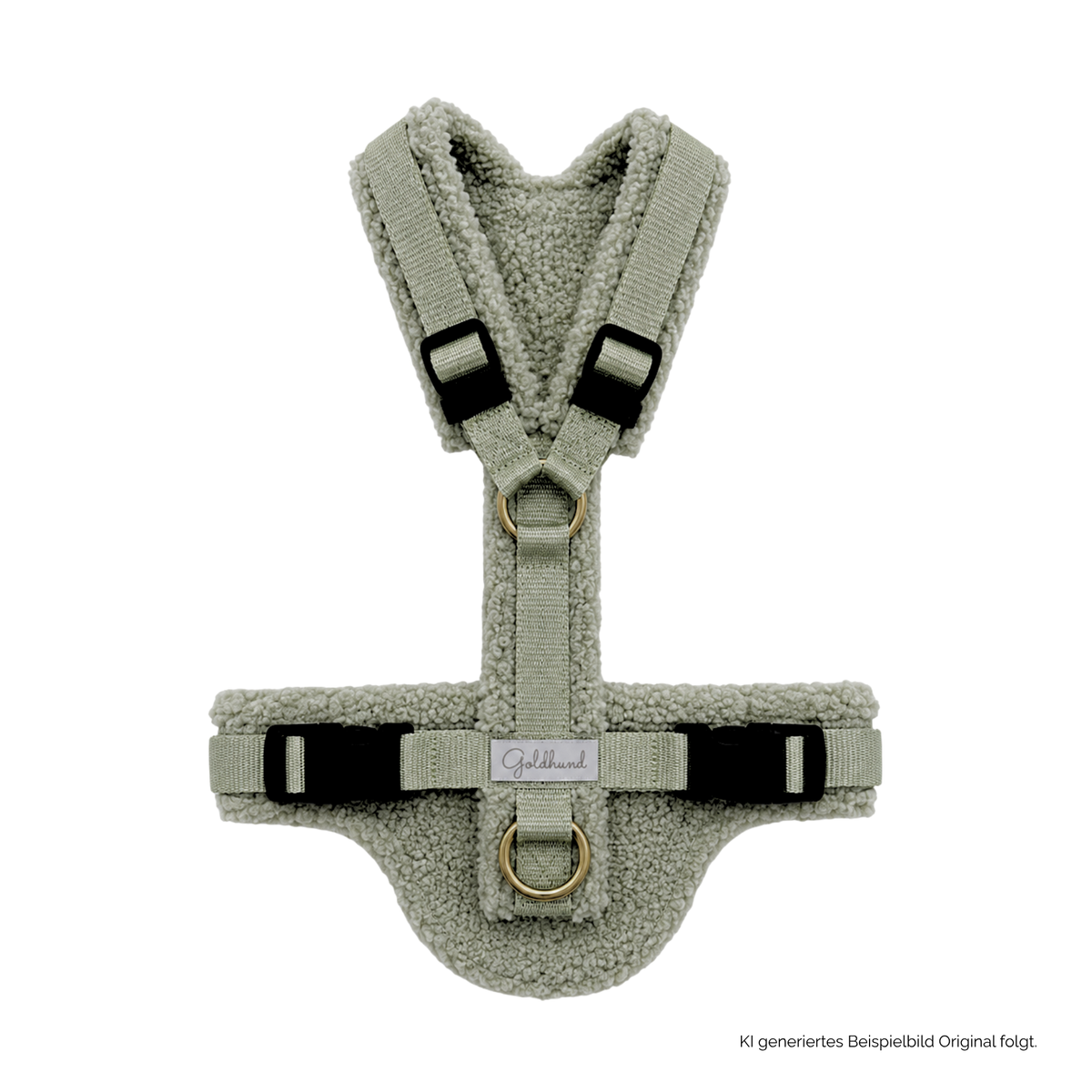 Hundegeschirr CARE Teddy light sage
