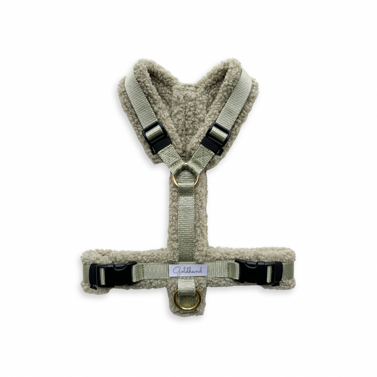 Hundegeschirr PURE Teddy light sage