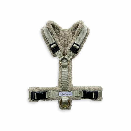 Hundegeschirr PURE Teddy light sage