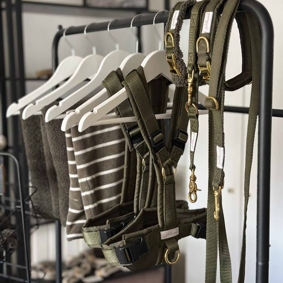 Hundegeschirr PURE outdoor moos