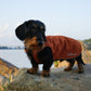 SALE leichter Hundemantel CosyShell light cognac Gr 6