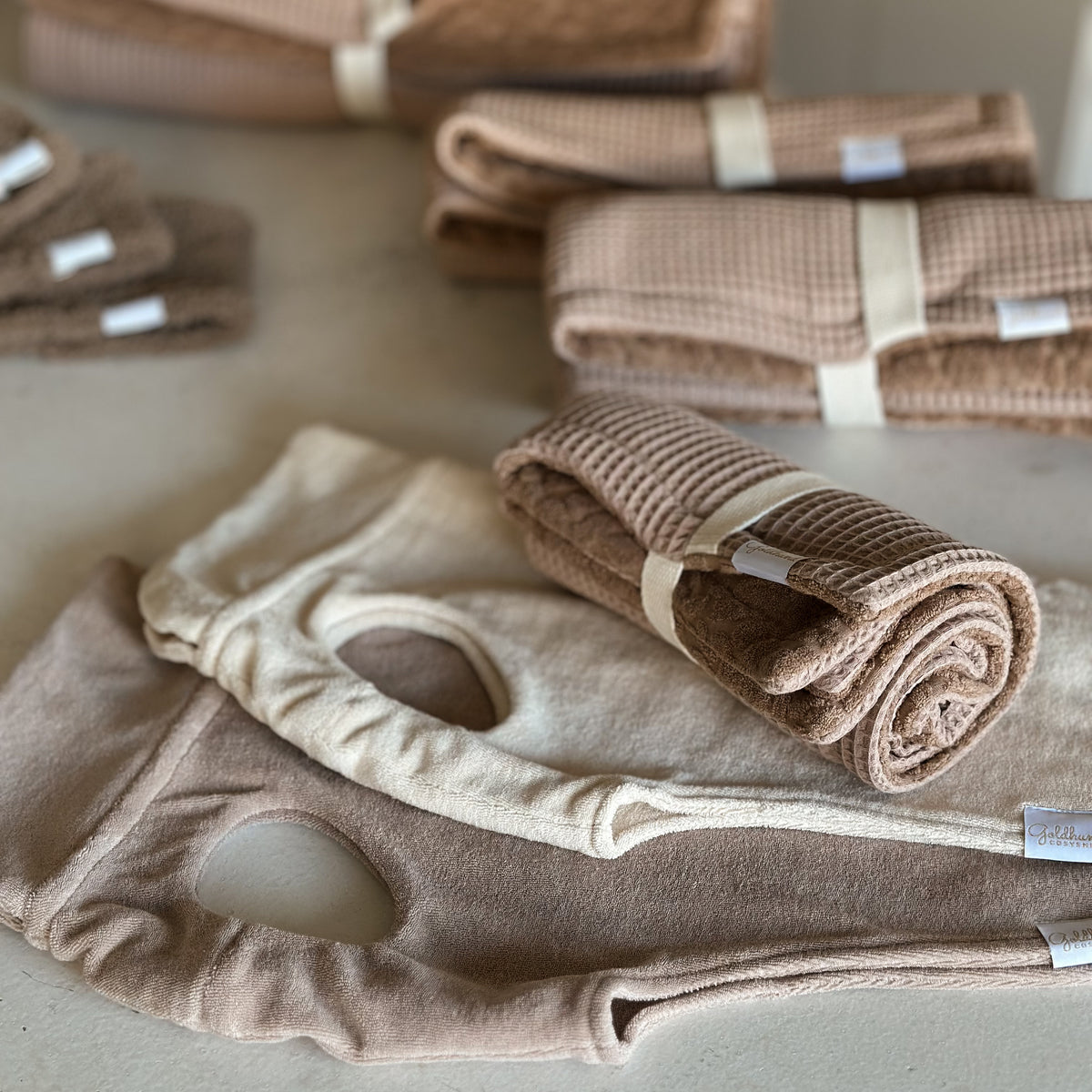 Hundebademantel CosyShirt dry mocha