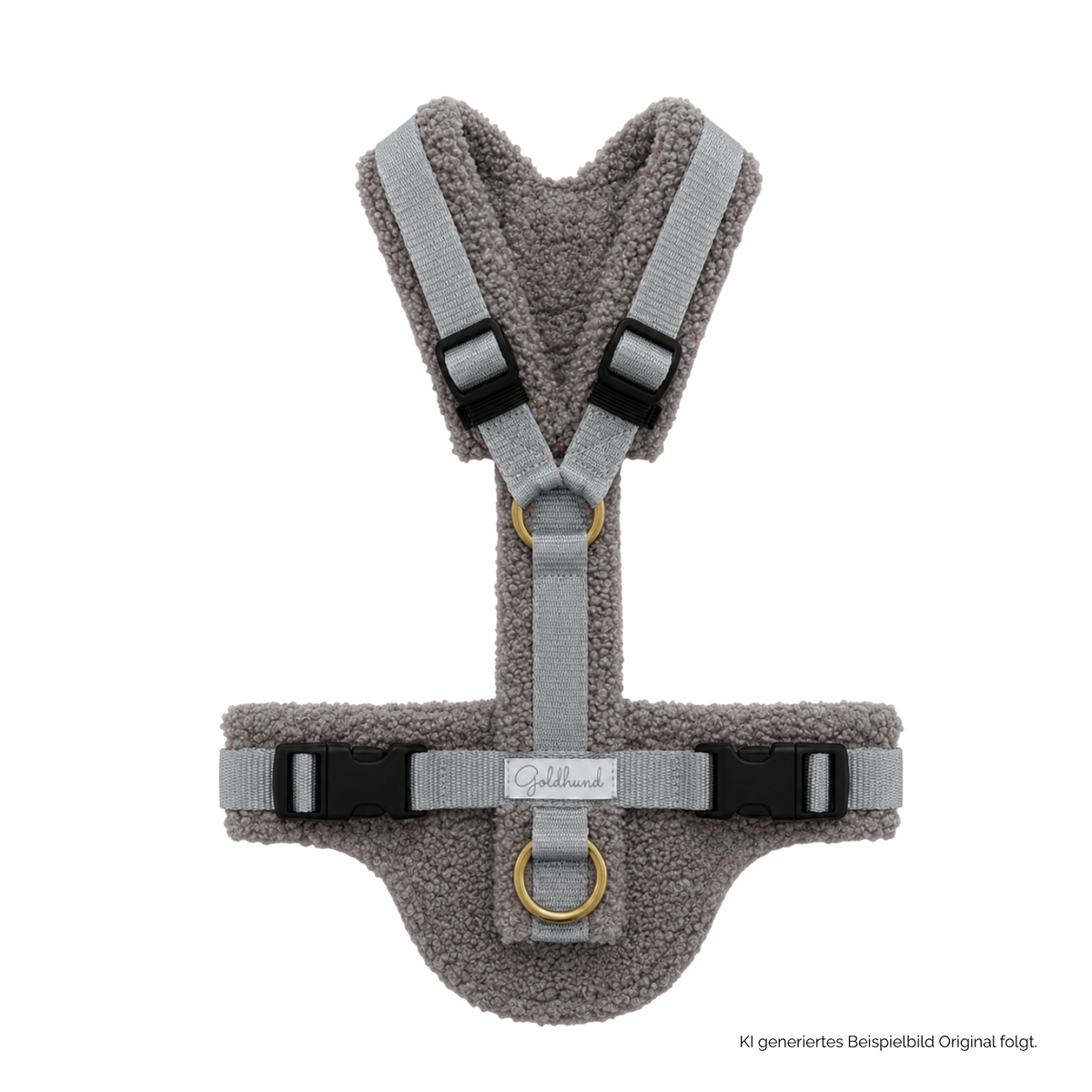 Hundegeschirr CARE Teddy taupe