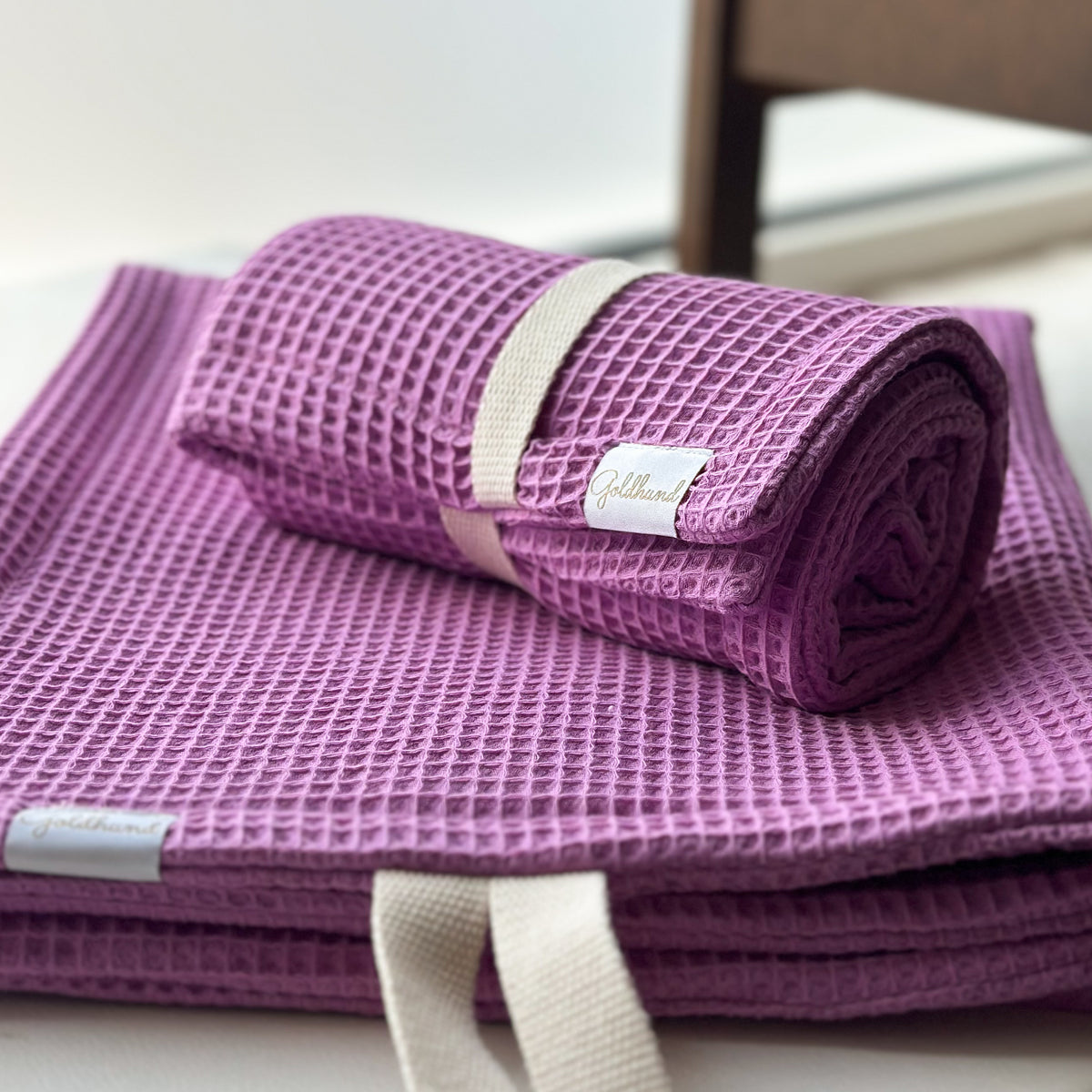 2in1 Plaid "dry" sage lila