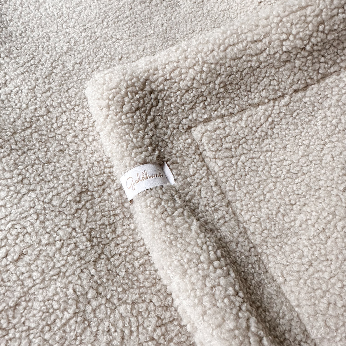 Teddydecke beige