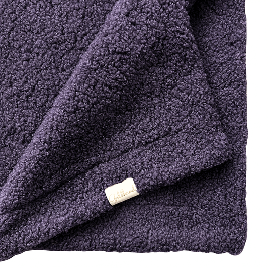 Teddydecke dark plum