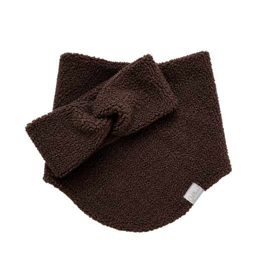 Loopschal für Menschen CosyLoop Teddy dunkelbraun