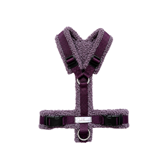 Hundegeschirr PURE Teddy dark plum