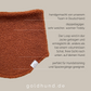 Loopschal für Menschen CosyLoop Teddy cognac