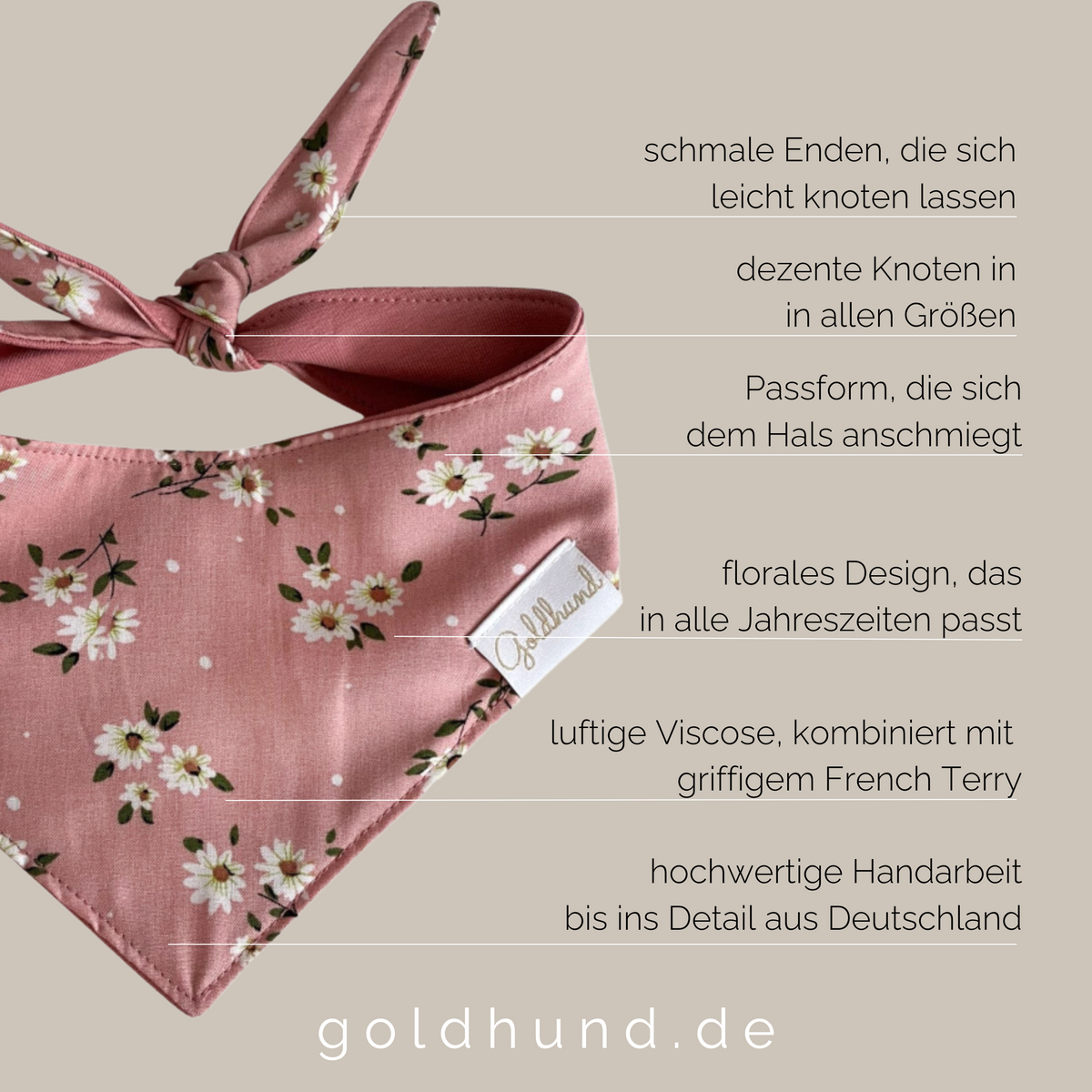 Hundehalstuch Daisy
