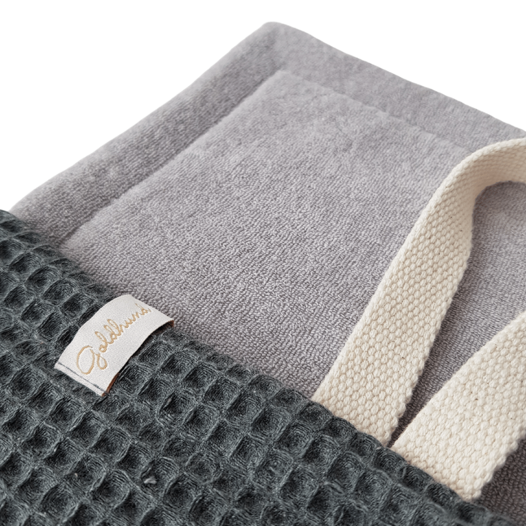 BS Pfotenhandtuch paw towel grau