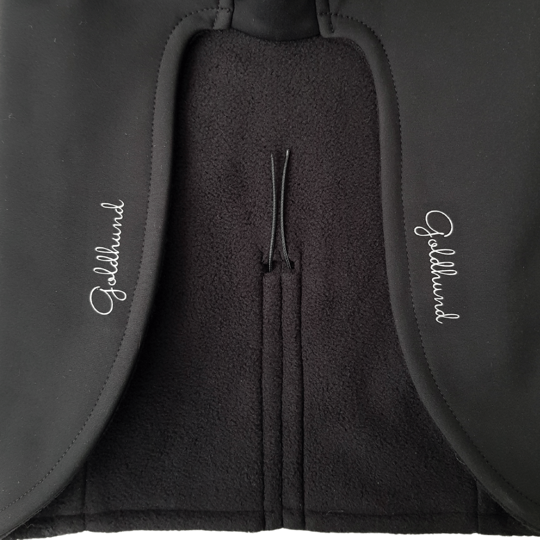 warmer Hundemantel CosyShell warm schwarz
