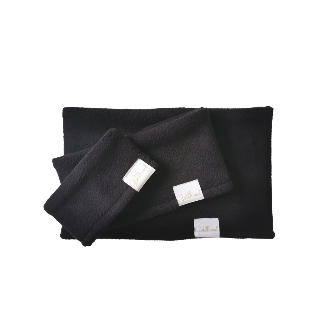 Hundeloop Fleece schwarz