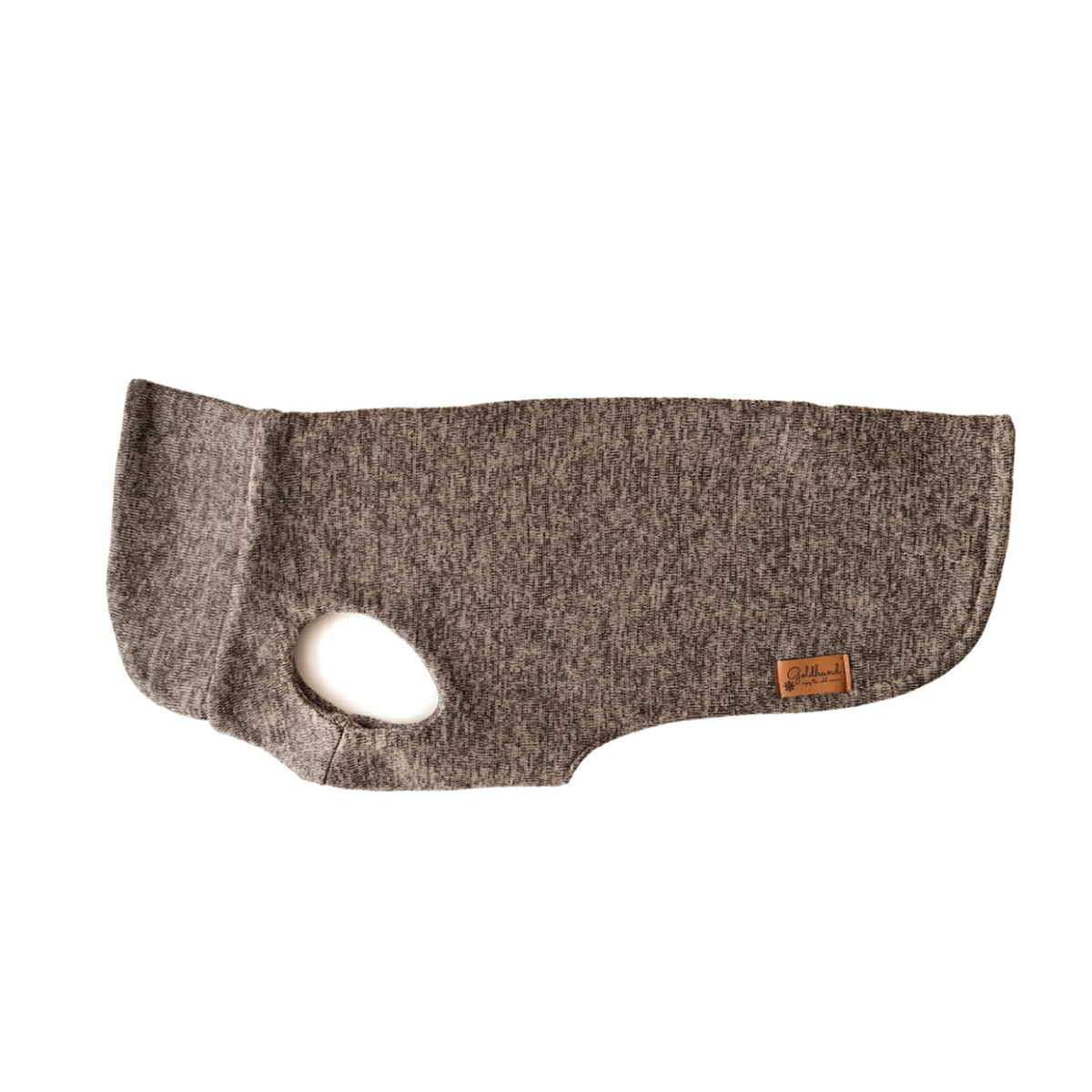 Hundepullover CosyShirt stay warm Strickfleece taupe meliert